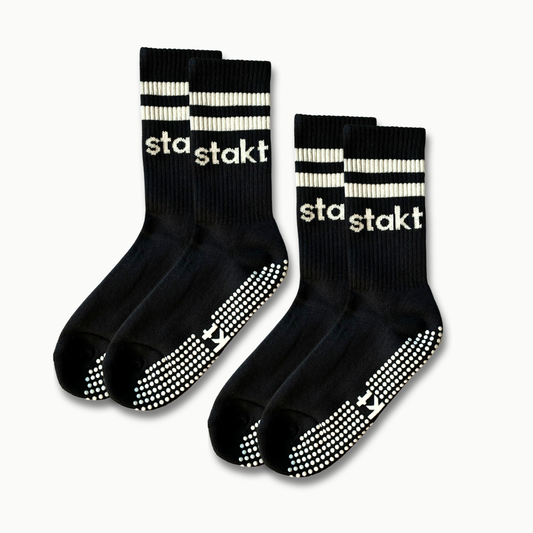 Stakt Grip Socks: Black