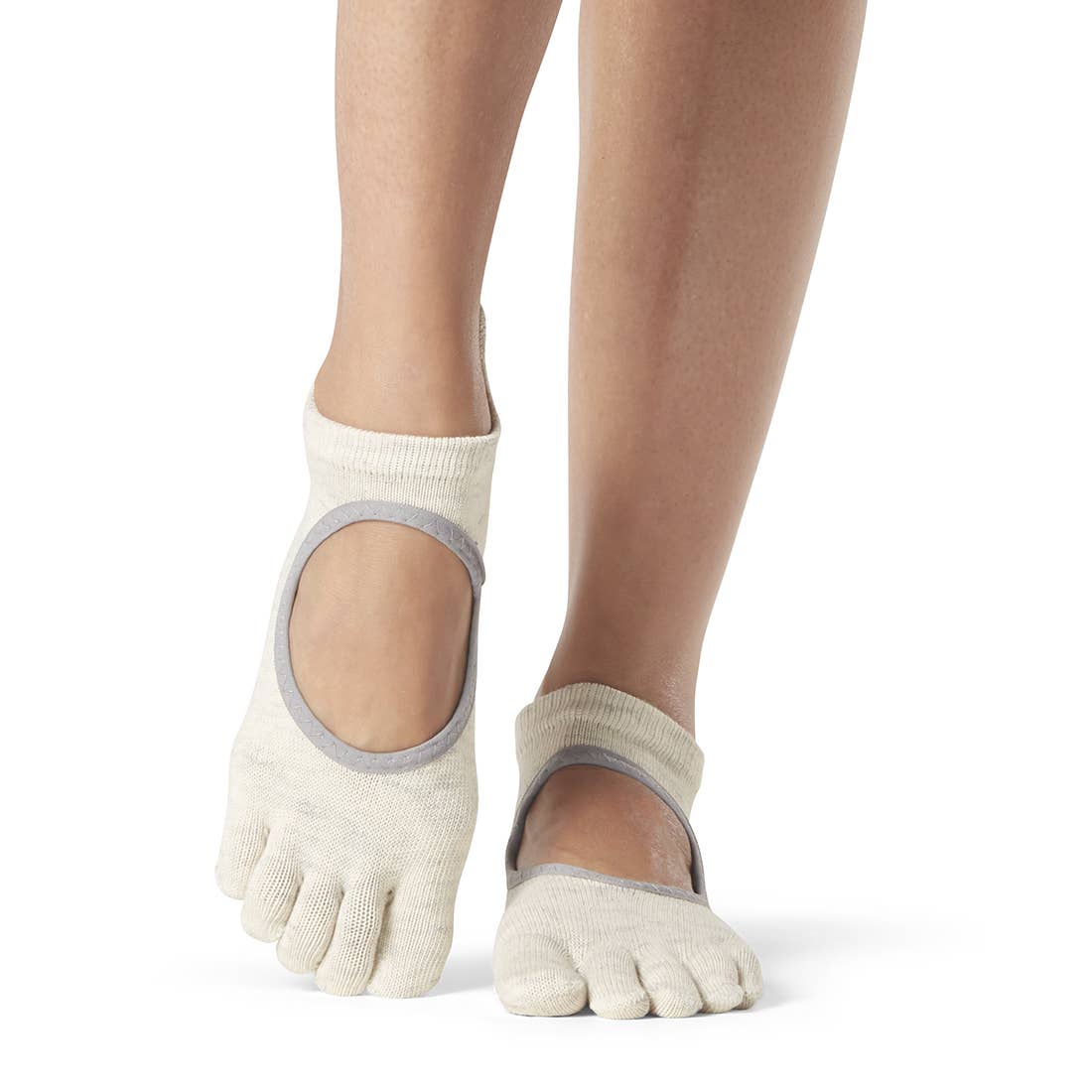 Grip H/T Bellarina Oatmeal: Medium / Half Toe