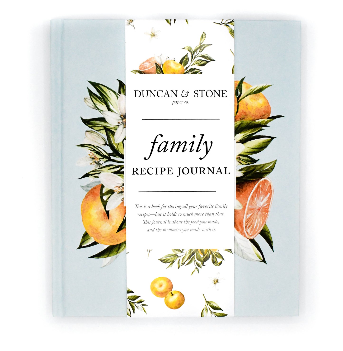 Family Recipe Book & Keepsake Journal | Blank Cookbook