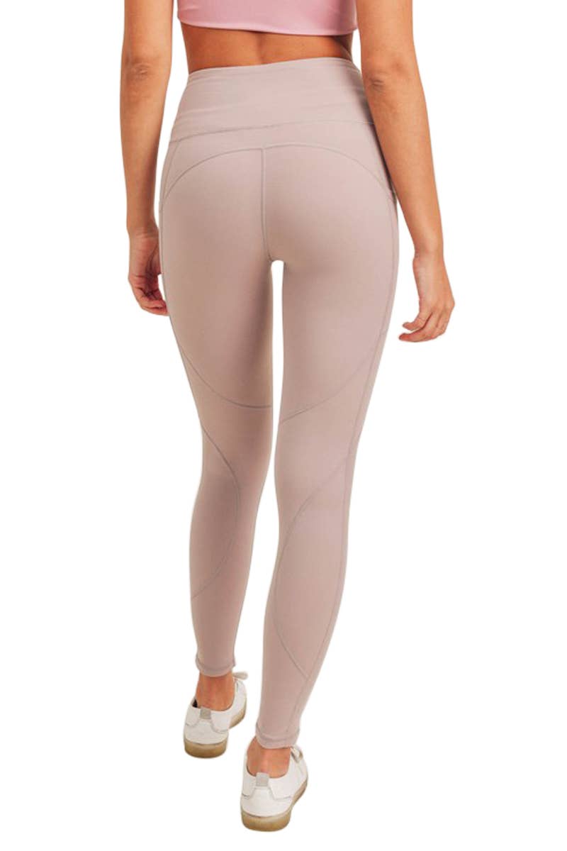 NO FRONT SEAM SPLICE SWOOP LEGGINGS