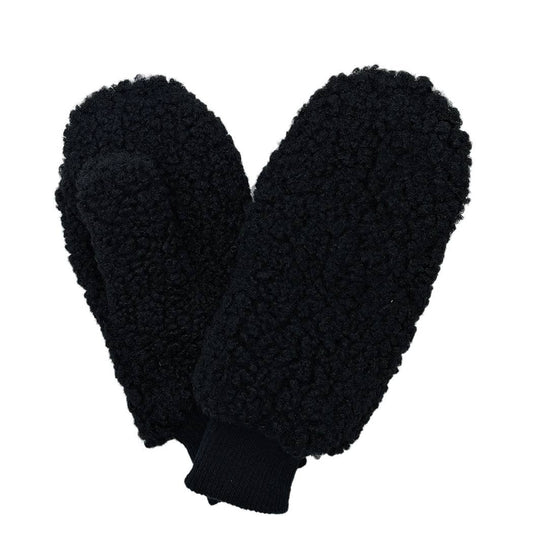 Solid Sherpa Mittens